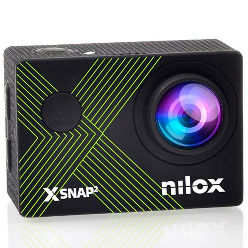 Cámara Deportiva  Nilox Action Cam XSNAP2 4K 16MP Sumergible 30m Wi-Fi + Kit Accesorios