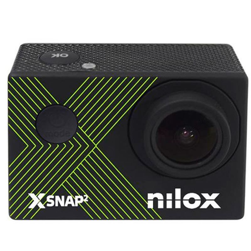 Cámara Deportiva  Nilox Action Cam XSNAP2 4K 16MP Sumergible 30m Wi-Fi + Kit Accesorios
