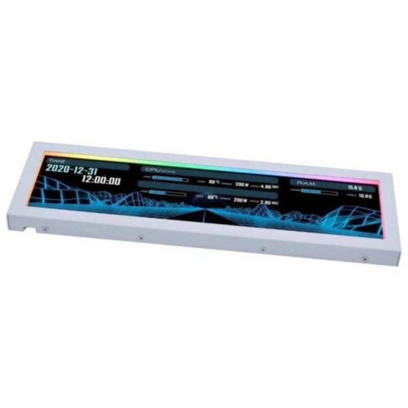 Accesorio Lian Li Pantalla Auxiliar Universal 8.8 pulgadas IPS ARGB Blanca