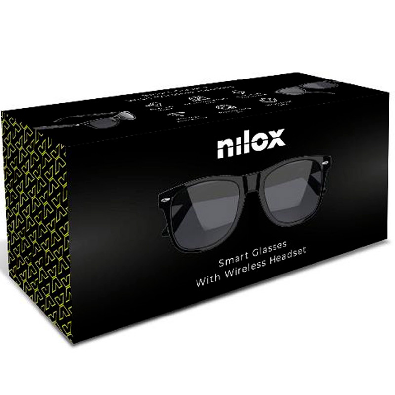 Gafas Inteligentes Nilox SmartGlasses Lifestyle Bluetooth Con Micro Integrado Y Filtro Luz Azul