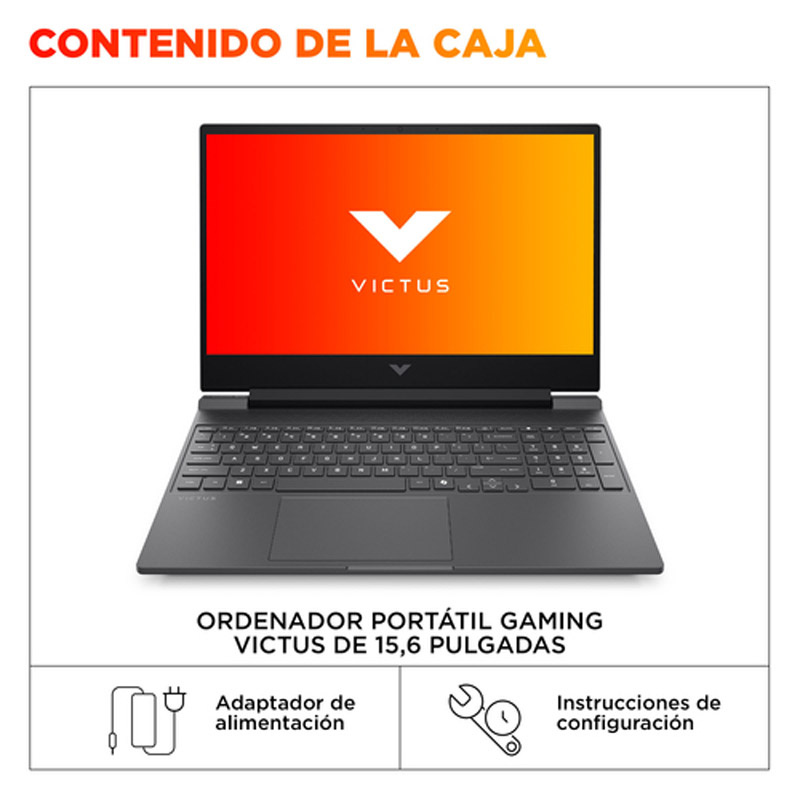 Portátil HP Victus 15-FA2071NS i5-14500HX RTX 4050 16GB 512GB 15.6 pulgadas FreeDOS