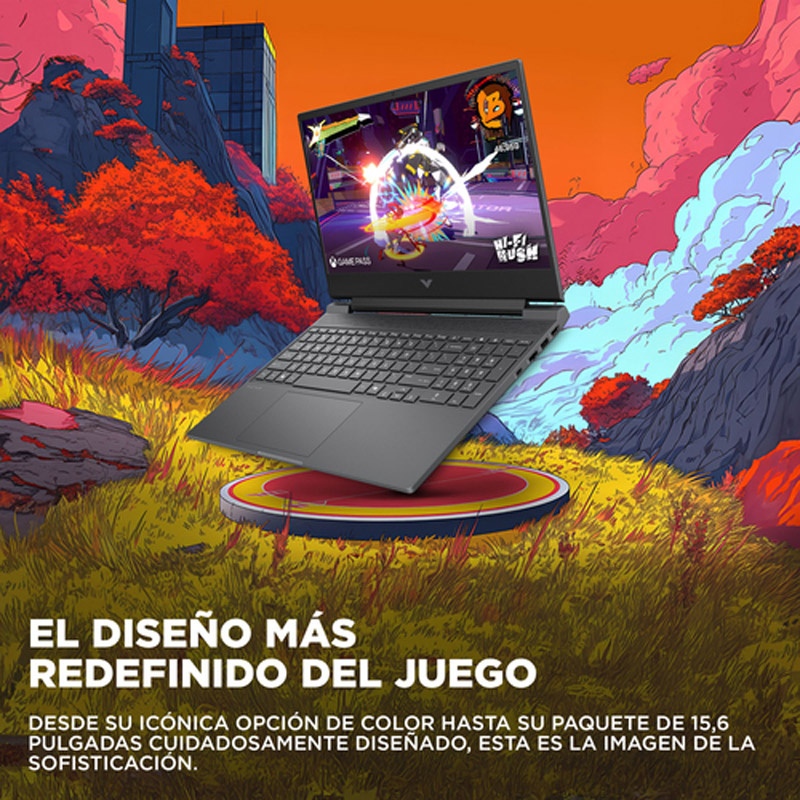 Portátil HP Victus 15-FA2081NS i7-14650HX RTX 4050 16GB 512GB 15.6 pulgadas FreeDOS