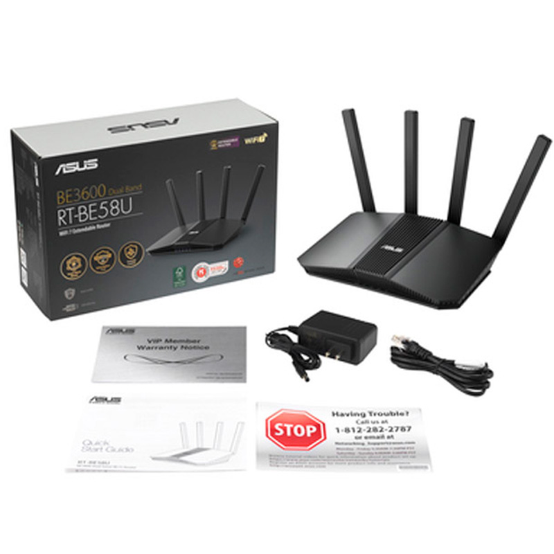 Router  Asus RT-BE58U 4K-QAM WIFI 7 3600Mbps
