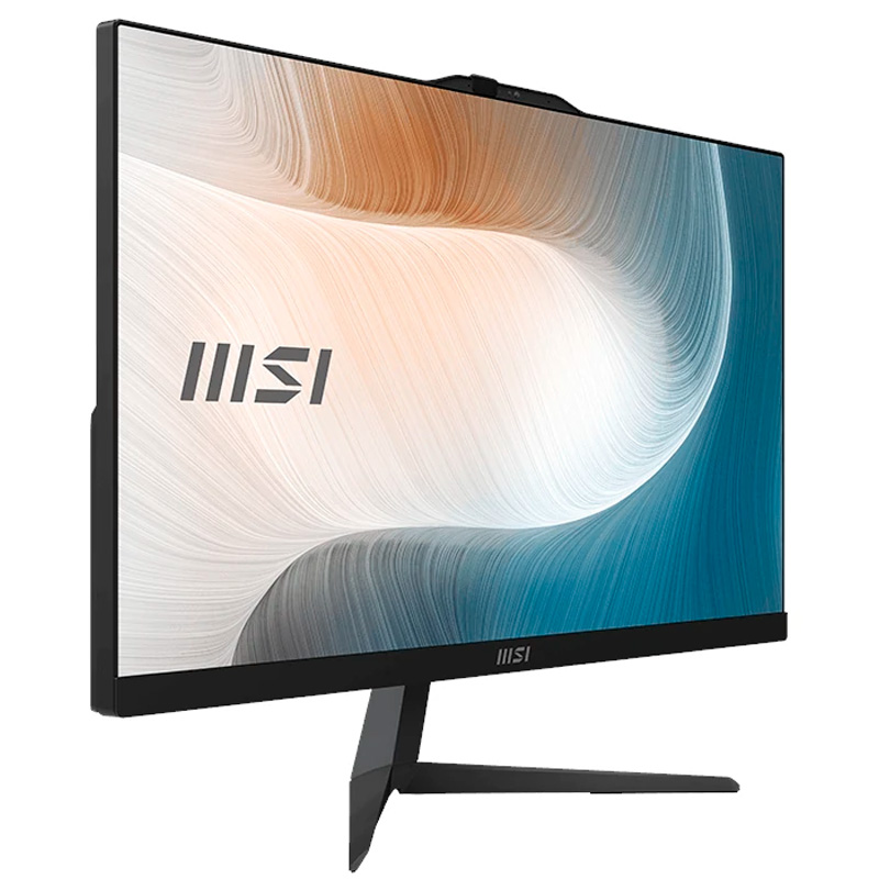 PC Todo En Uno MSI Modern AM242 12M-1897XEU i5-1235U 8GB 512GB 24 pulgadas FreeDOS Negro
