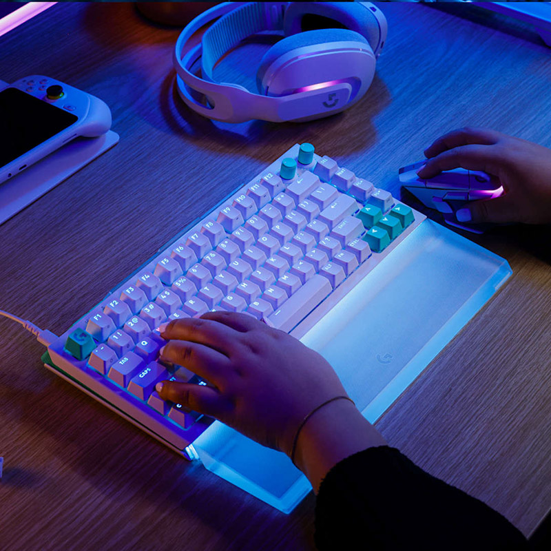 Teclado Logitech G512 X 75 ISO-ES RGB Dual Swap Mecánico/Analógico TMR Negro