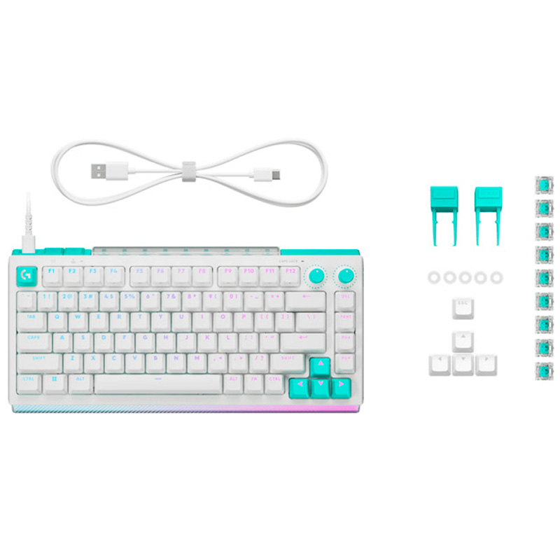 Teclado Logitech G512 X 75 ISO-ES RGB Dual Swap Mecánico/Analógico TMR Negro