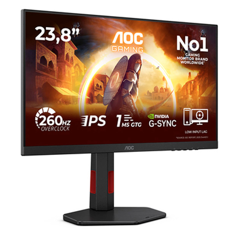 Monitor AOC Gaming 24G4ZR 24 pulgadas FHD IPS 240Hz 0.3ms HDR10 G-Sync