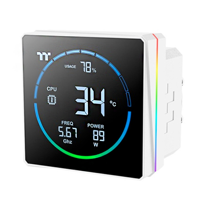 Kit Refrigeración Líquida Thermaltake TH360-S V3 ARGB Sync LCD 360 Nieve