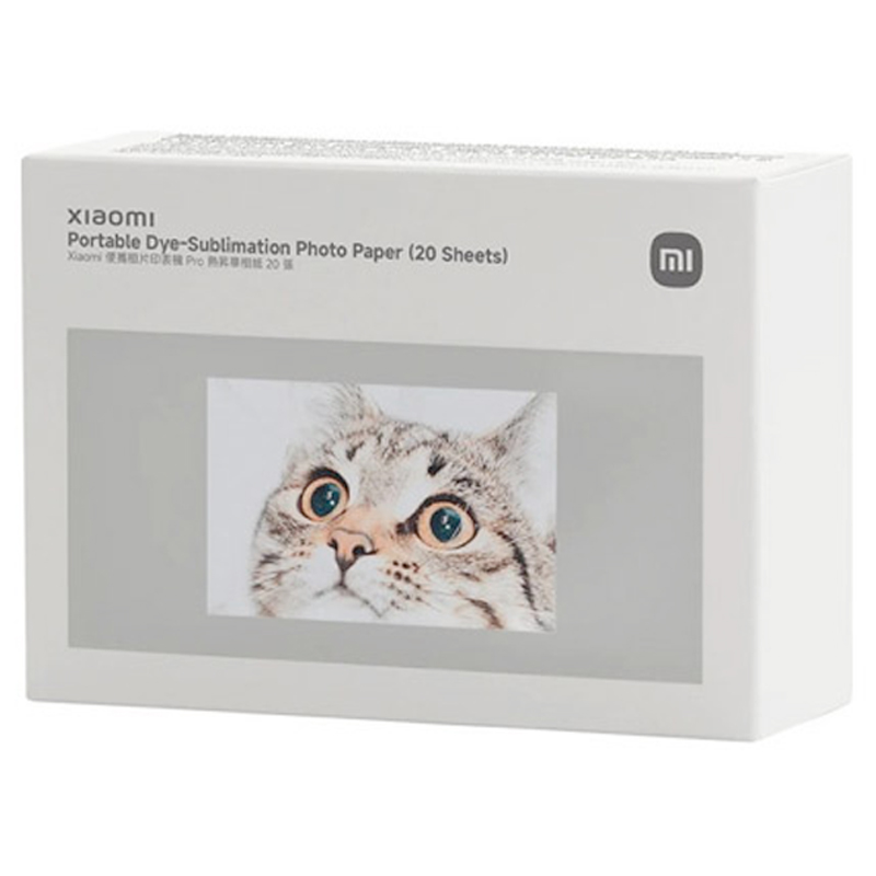 Papel Fotográfico Xiaomi Portátil De Sublimación 20 Hojas