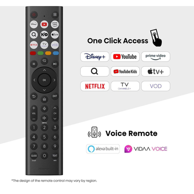 TV/Televisión Hisense E8Q Mini-LED 2025 55E8Q 55 pulgadas VA UHD 4K Smart TV 144Hz HDR10+ Alexa