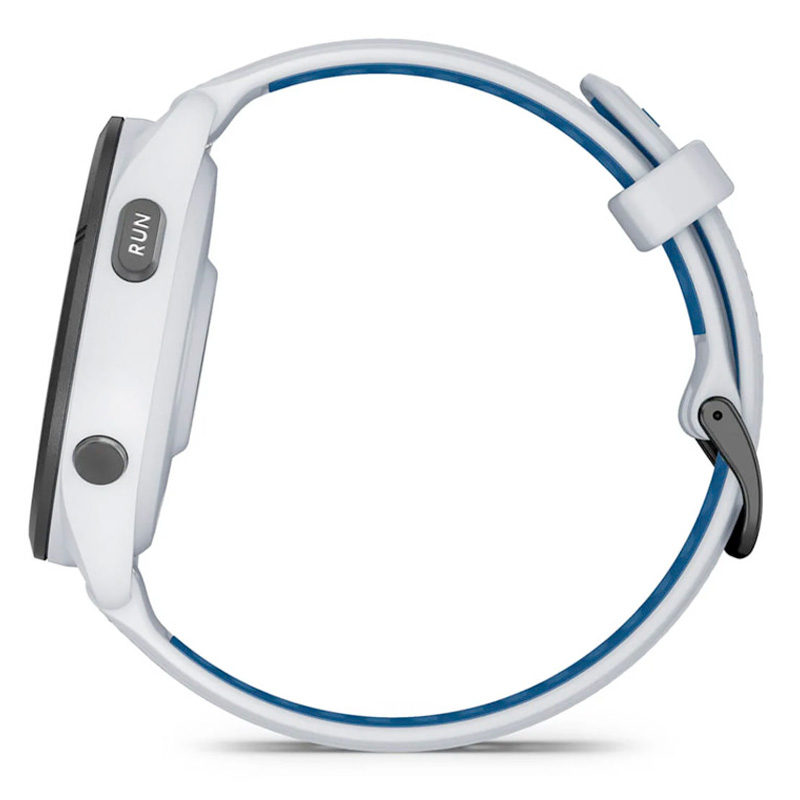 Smartwatch Garmin Forerunner 265 46mm Negro Con Carcasa En Blanco Y Correa De Silicona Blanco / Azul