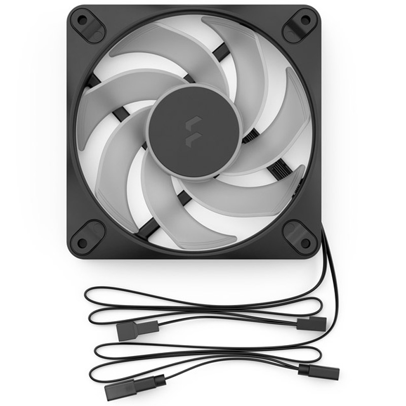 Ventilador Fractal Design Dynamic 3 RGB Reverse 120mm Negro