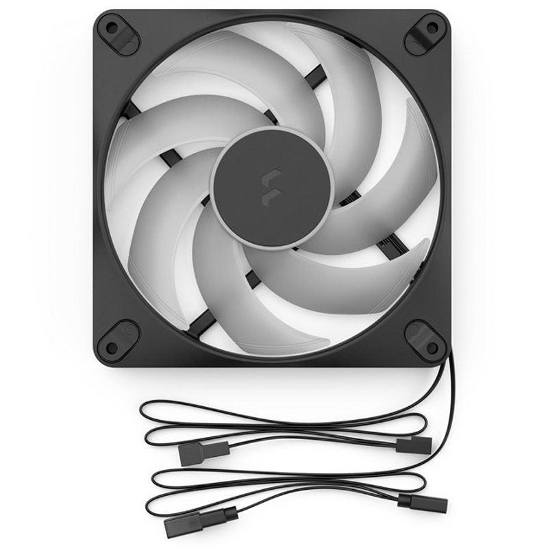 Ventilador Fractal Design Dynamic 3 RGB 140mm Negro