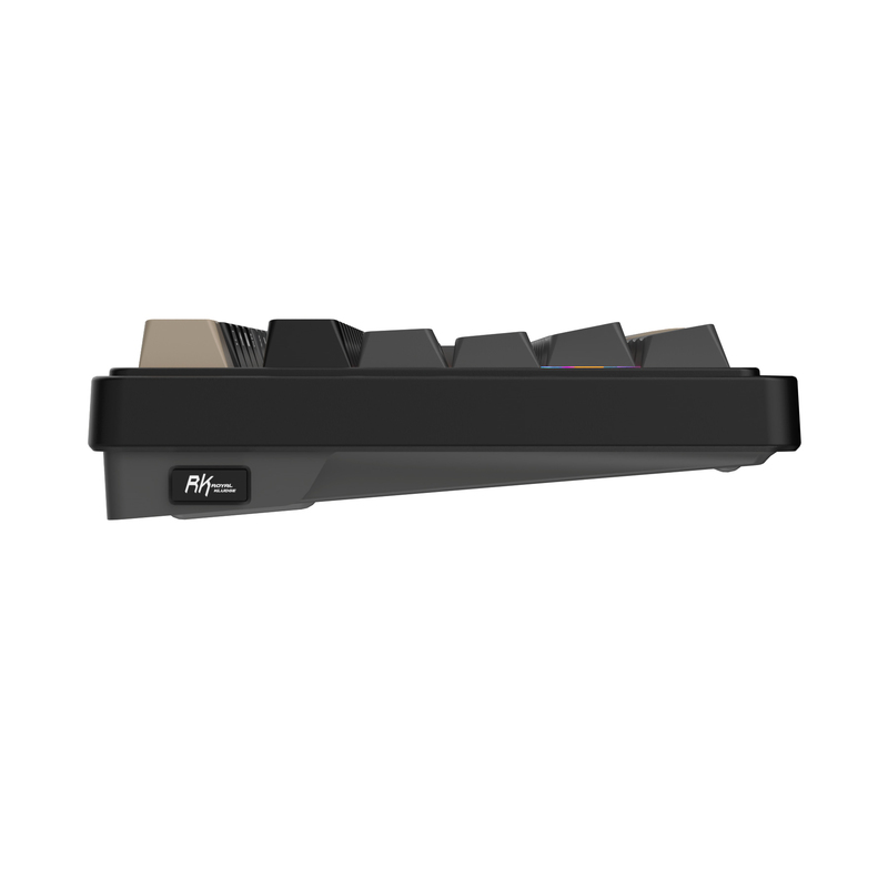 Teclado Royal Kludge RKN99 Tri Mode ISO-ES RGB Hot-Swappable Switch Beige Phantom