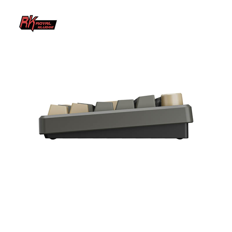 Teclado Royal Kludge RKM75 ISO-ES Hot-Swappable Switch Beige Wireless Phantom