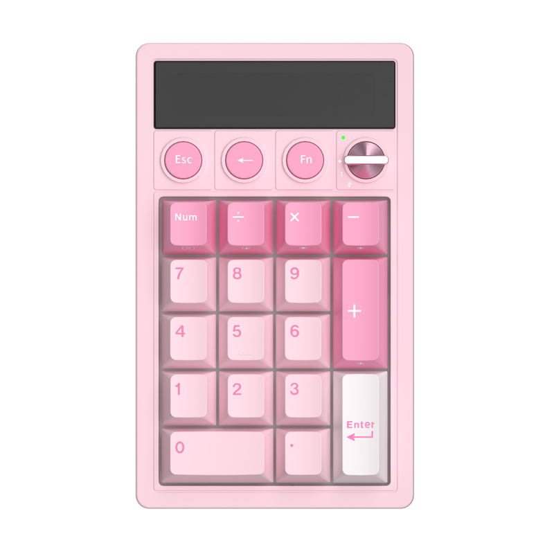 Teclado Royal Kludge RKM20 RGB Hot-Swappable Switch Violet Pink Melody