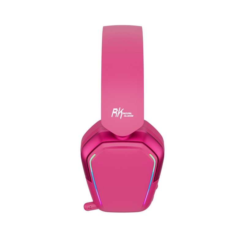 Auriculares Royal Kludge RKHG 101 Wireless Berry Red