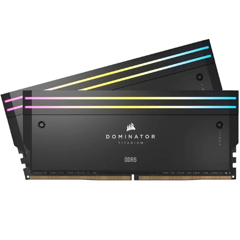 Memoria DDR5 Corsair Dominator Titanium RGB 48GB 2x24GB 7200MHz CL36 XMP Negro