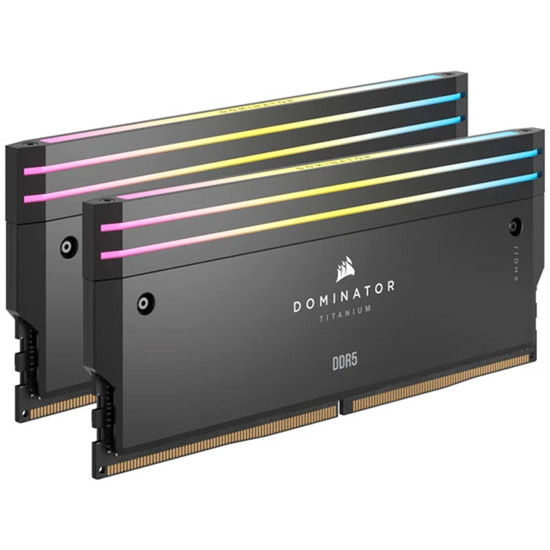 Memoria DDR5 Corsair Dominator Titanium RGB 48GB 2x24GB 7200MHz CL36 XMP Negro