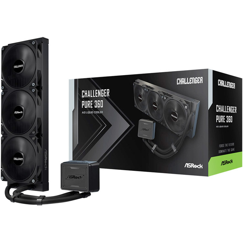 Kit Refrigeración Líquida ASRock Challenger Pure 360 Negro