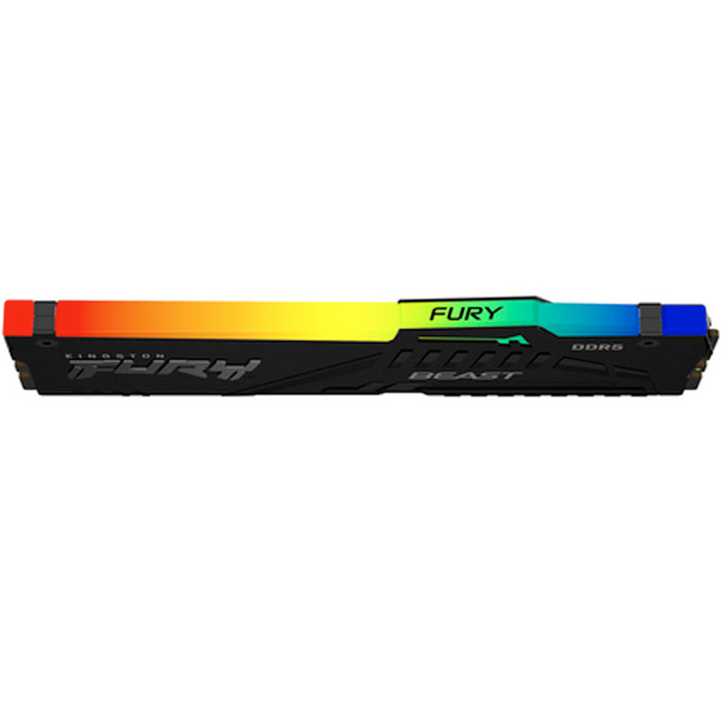 Memoria DDR5 Kingston Fury Beast RGB 32GB 1x32GB 6000MHz CL36 EXPO-XMP DIMM Negra