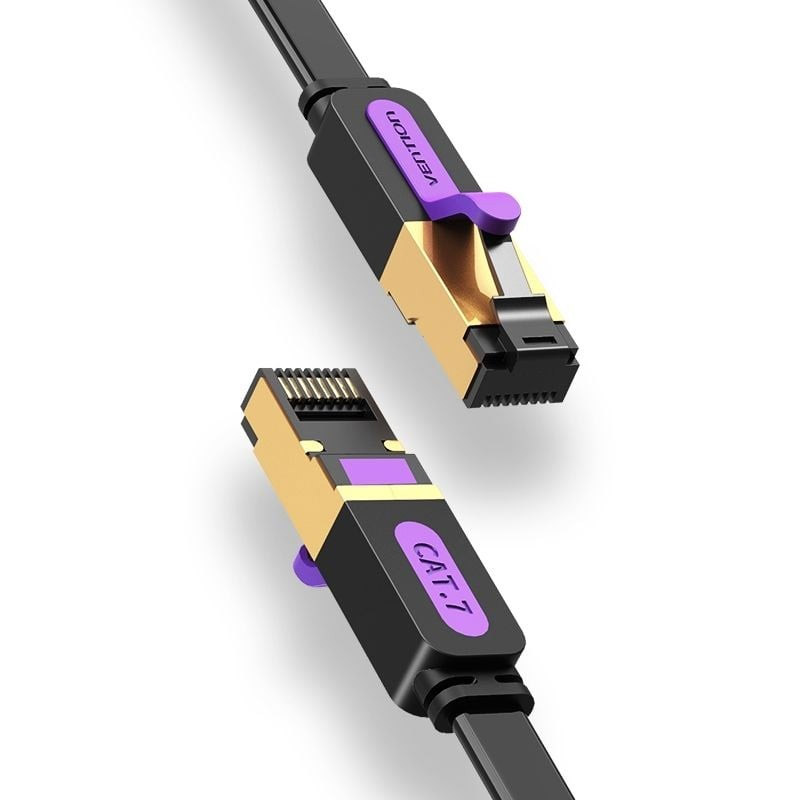 Cable Red Vention (ICABL) RJ45 STP Cat.7 10m Negro