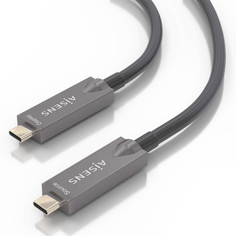 Cable USB Aisens (A157-0884) USB 3.1 Gen2 10Gbps AOC USB-C a USB-C Negro 7.5m