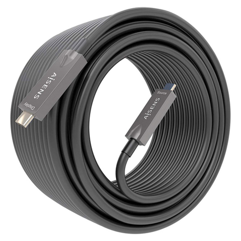 Cable USB Aisens (A157-0884) USB 3.1 Gen2 10Gbps AOC USB-C a USB-C Negro 7.5m
