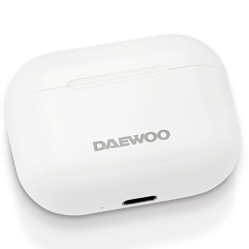 Auriculares Daewoo DW2002 Inalámbricos Bluetooth Blancos Con Estuche De Carga