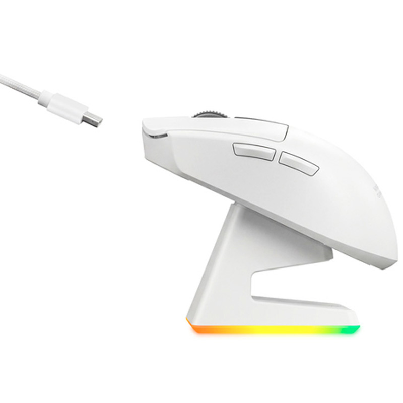 Ratón Mars Gaming MMW-ELITE Gaming Inalámbrico 20000 Dpi Blanco