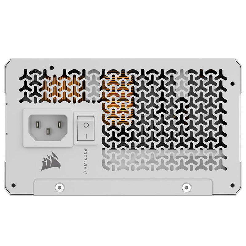 Fuente/PSU Corsair RM1200e Cybenetics Platinum 1200W ATX 3.1 PCIE 5.1 Modular Blanca