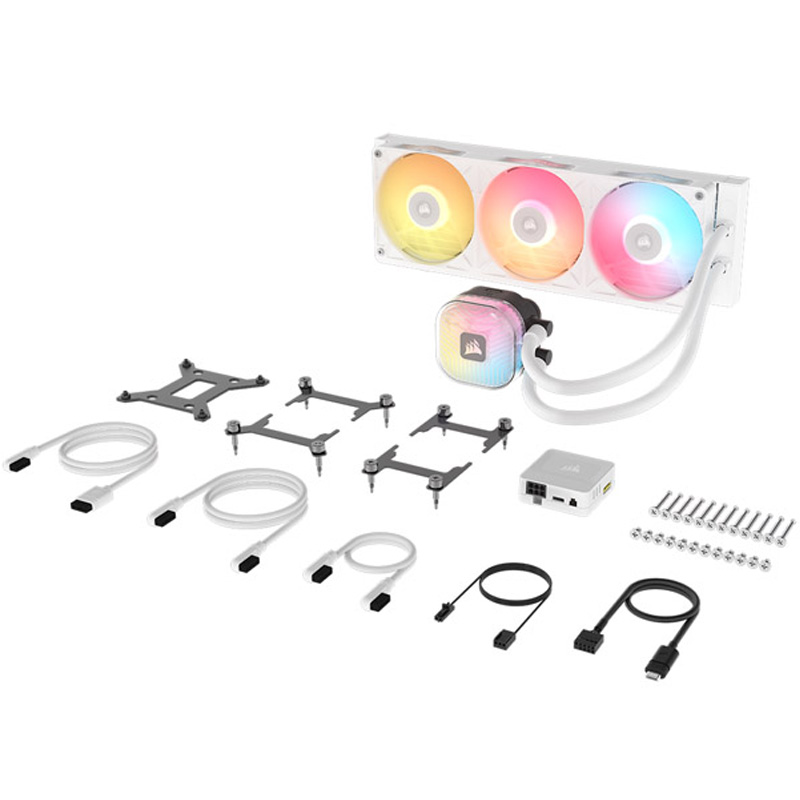 Kit Refrigeración Líquida Corsair iCUE LINK TITAN II 360 RX RGB Blanco