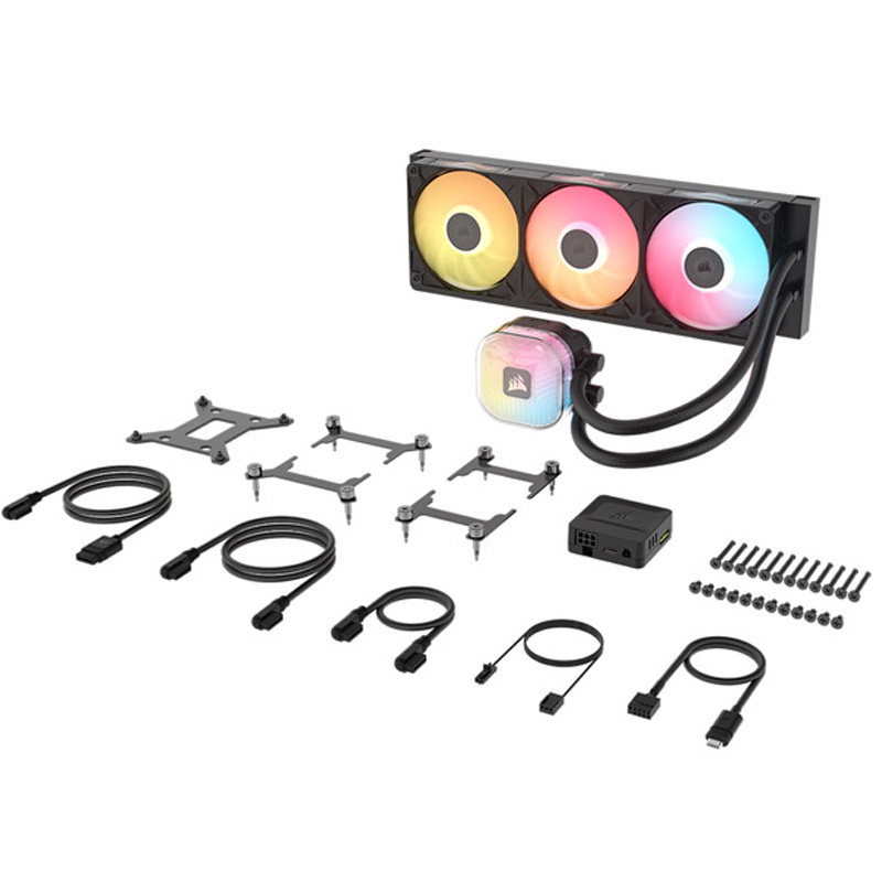 Kit Refrigeración Líquida Corsair iCUE LINK TITAN II 360 RX RGB Negro