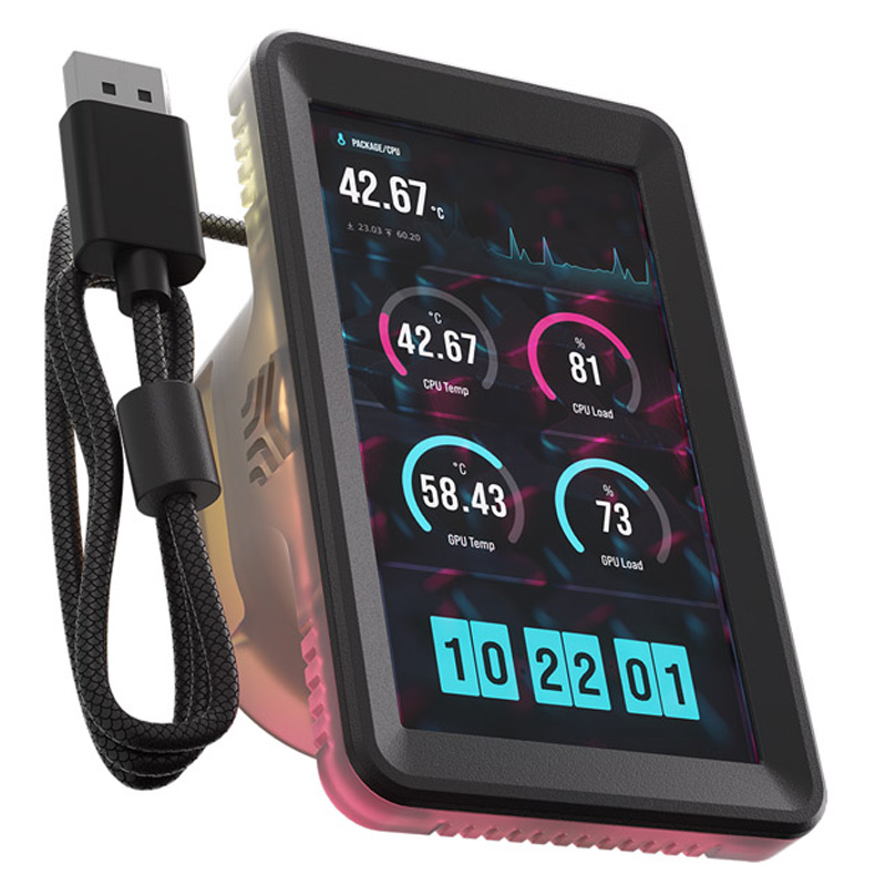 Pantalla LCD Corsair iCUE LINK 5 pulgadas LCD RGB Negro