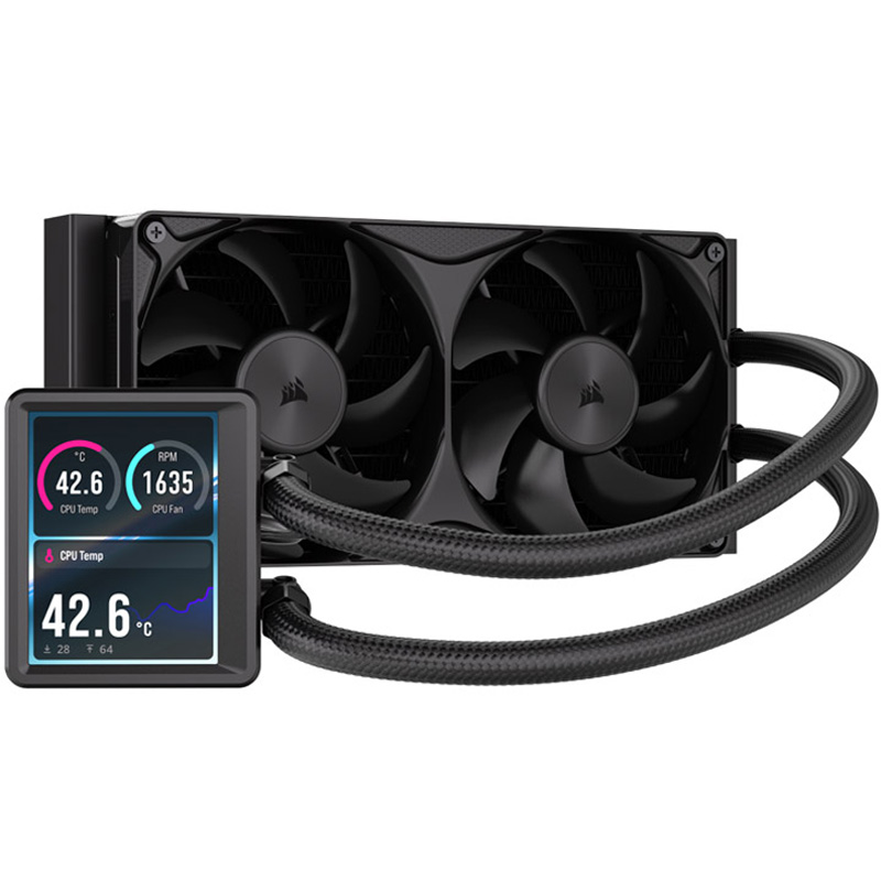 Kit Refrigeración Líquida Corsair NAUTILUS II 240 RS LCD Blanco