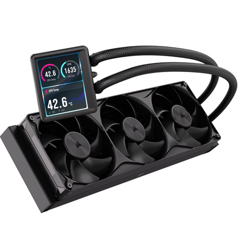 Kit Refrigeración Líquida Corsair NAUTILUS II 360 RS LCD Negro