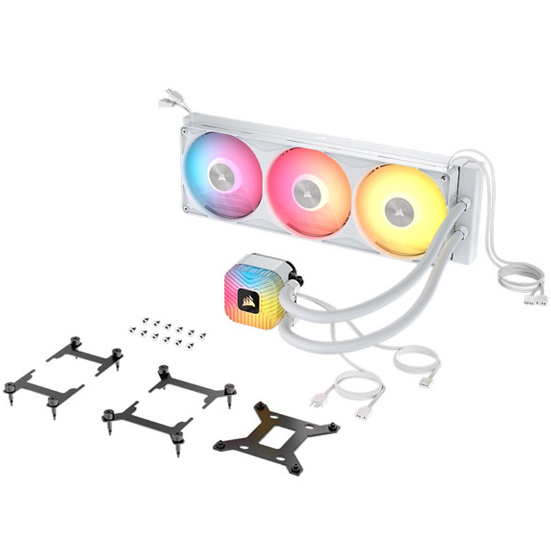 Kit Refrigeración Líquida Corsair NAUTILUS II 360 RS ARGB Blanco