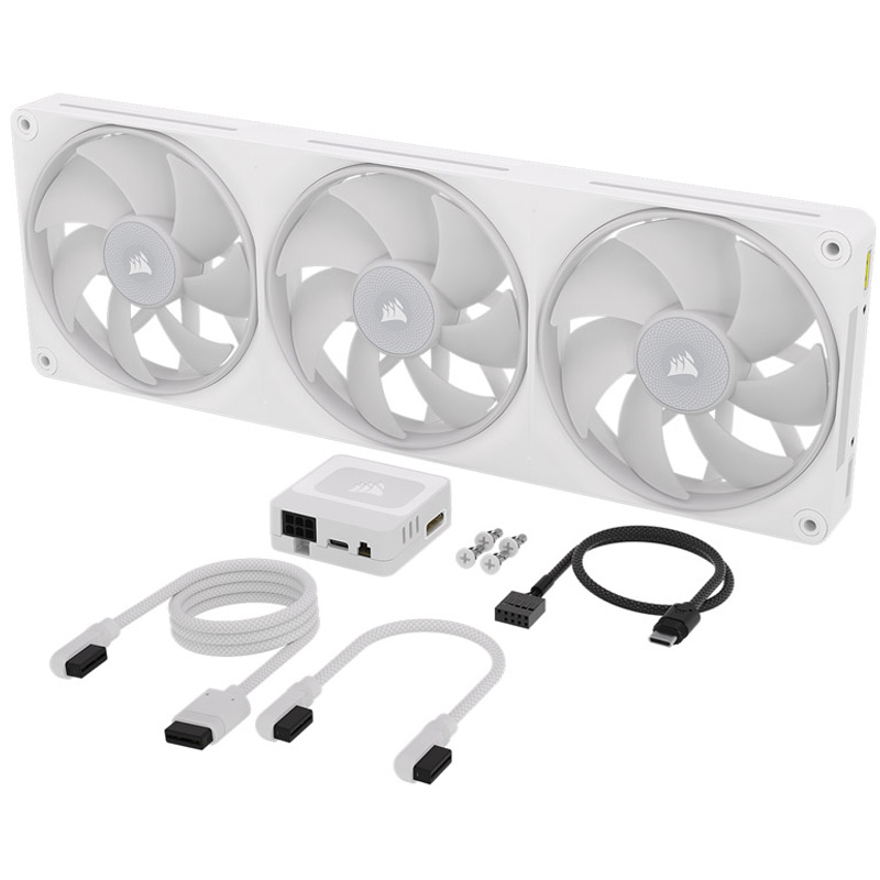 Ventilador Corsair iCUE LINK LX360 RGB Blanco