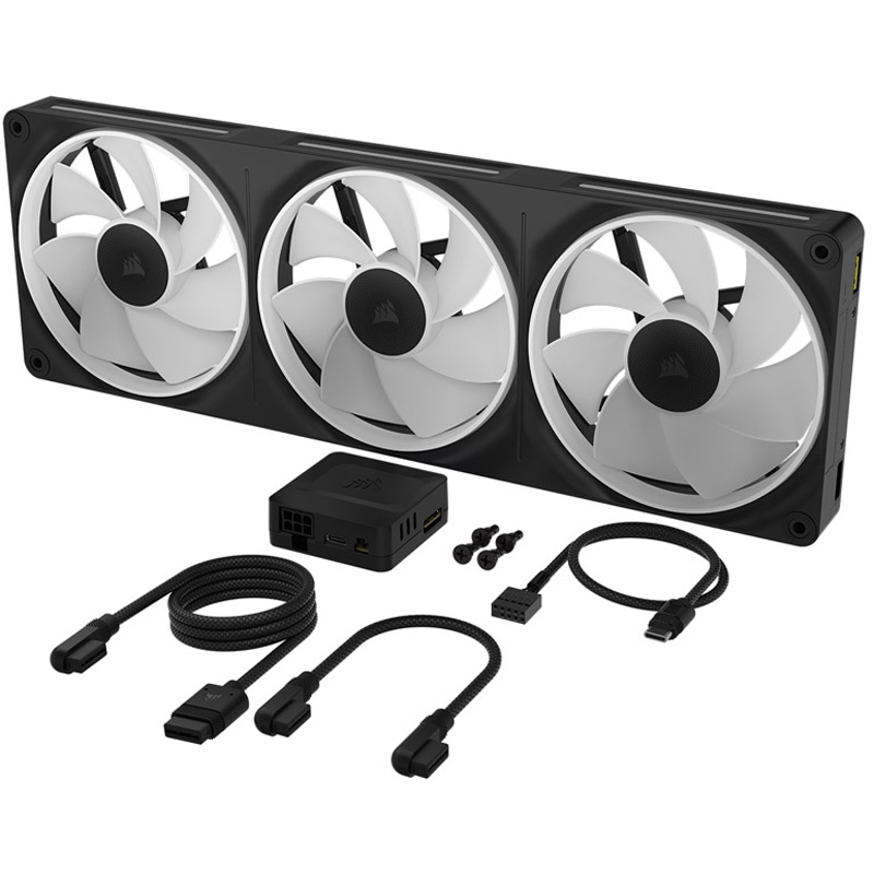 Ventilador Corsair iCUE LINK LX360-R RGB Negro