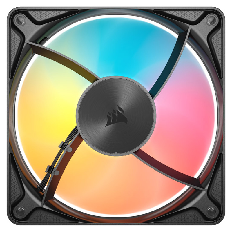 Ventilador Corsair RS120 II ARGB Negro