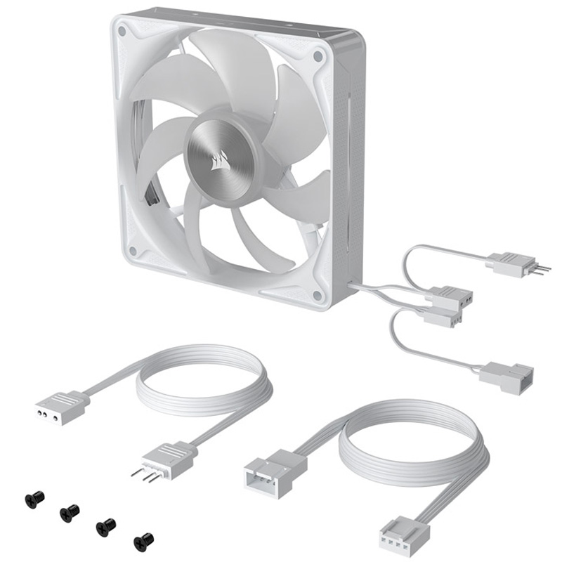 Ventilador Corsair RS120 II ARGB Blanco