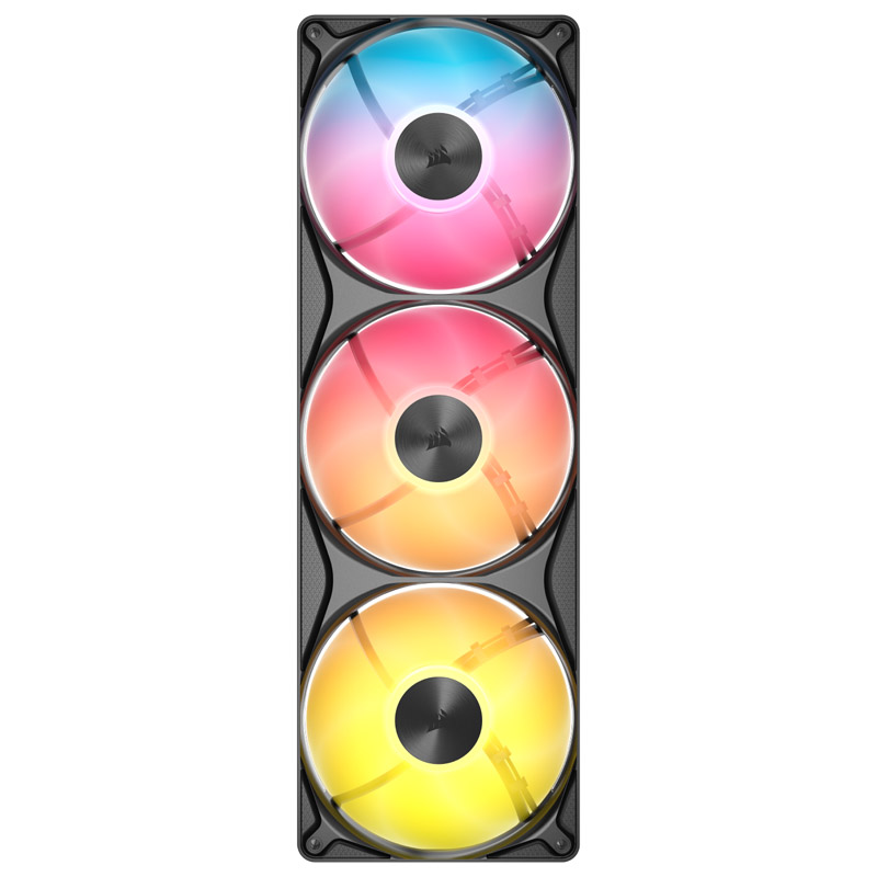 Ventilador Corsair RS360 II Unified Frame ARGB Negro