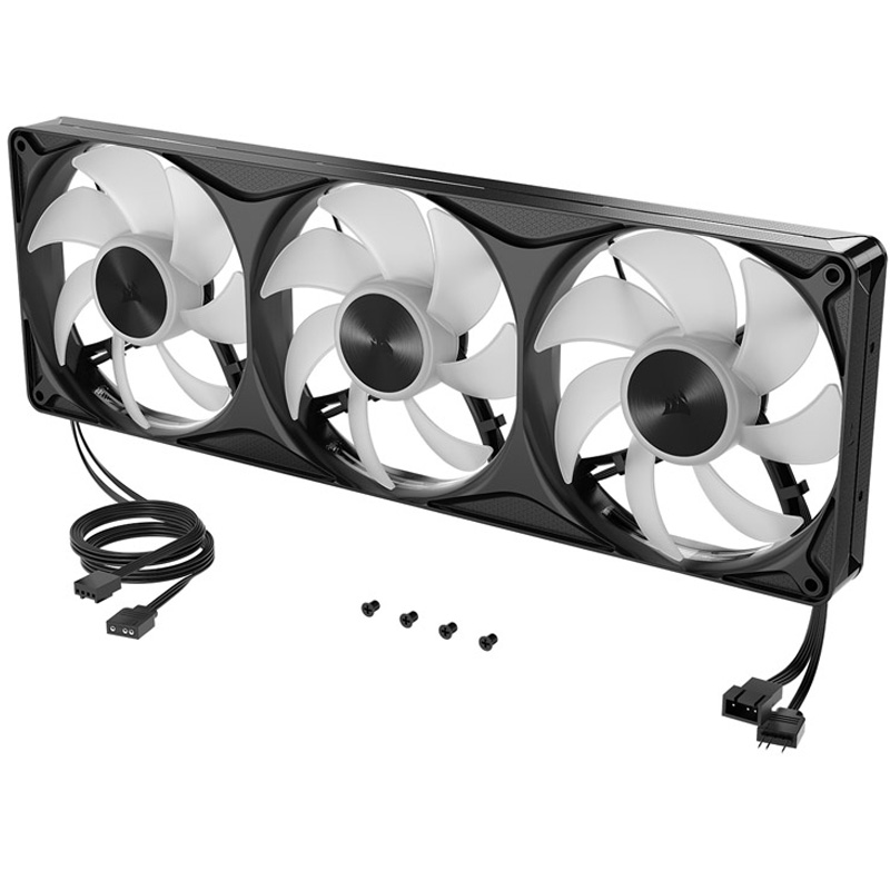 Ventilador Corsair RS360 II Unified Frame ARGB Negro