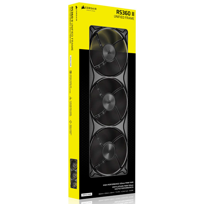 Ventilador Corsair RS360 II Unified Frame Negro