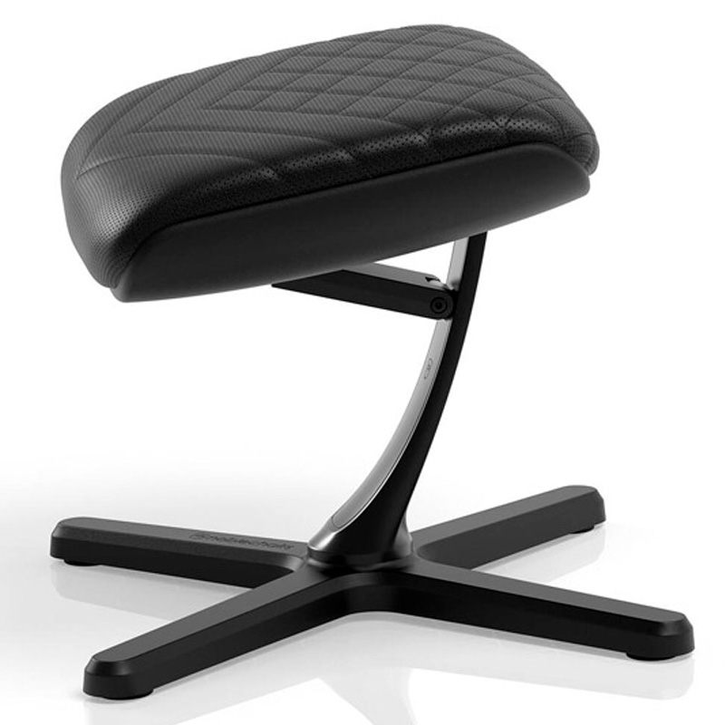 Reposapiés noblechairs Footrest V2 Cuero Sintético Negro