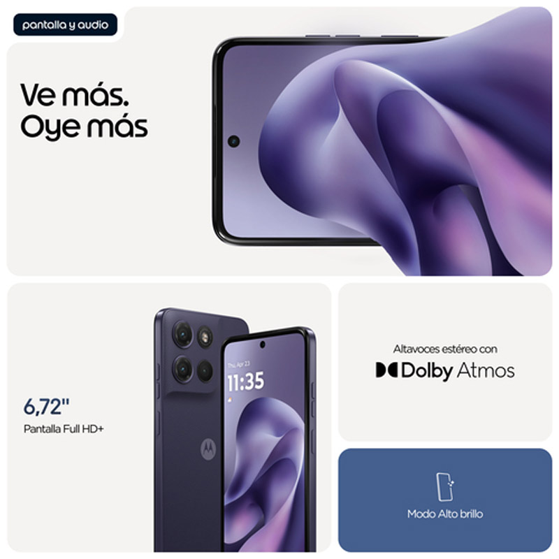 Smartphone/Móvil Motorola Moto G17 Power 6.72 pulgadas 4GB 256GB Evening Blue