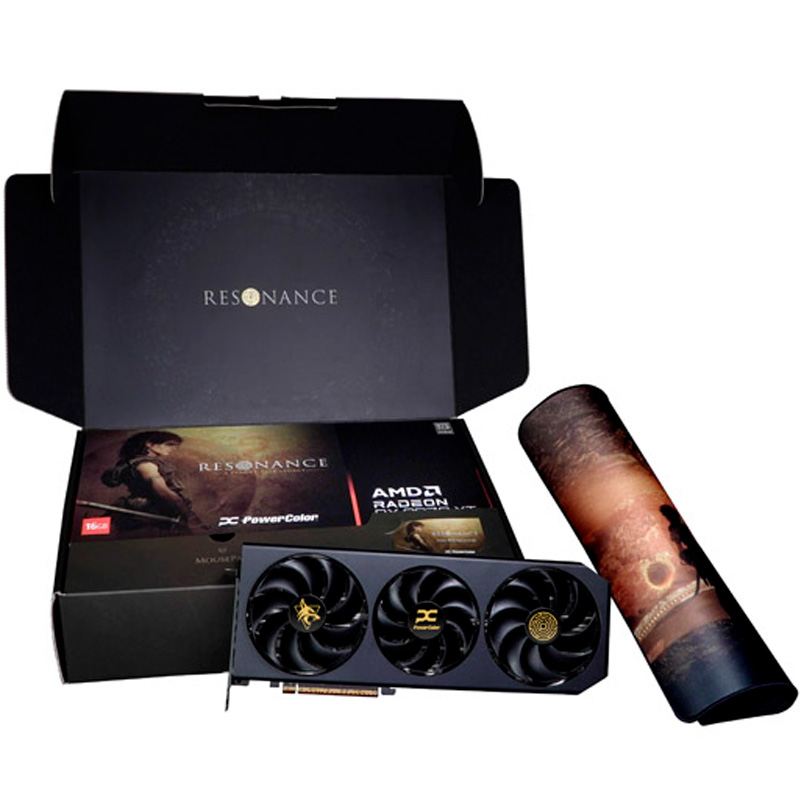 Tarjeta Gráfica PowerColor HELLHOUND AMD Radeon RX 9070 XT 16GB GDDR6 Resonance Edition