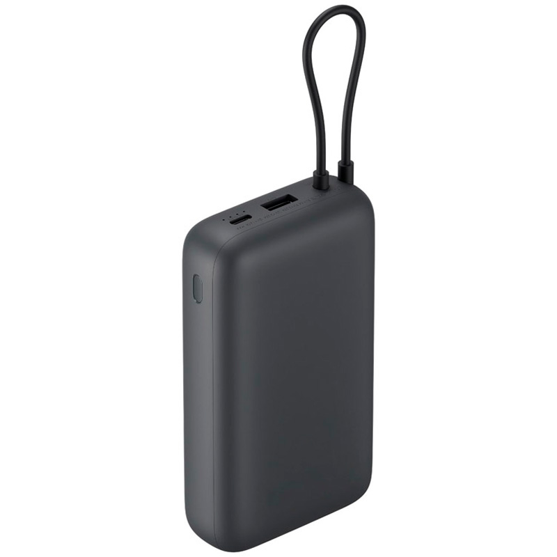 Powerbank Xiaomi 20000mAh 22.5W Carga Rápida 3 Puertos USB-C Integrado Gris Oscuro