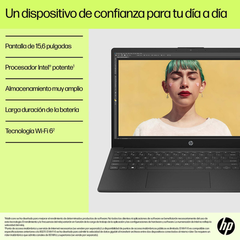 Portátil HP Laptop 15-fd0342ns Intel Core i3-N305 8GB 256GB 15.6 pulgadas W11H