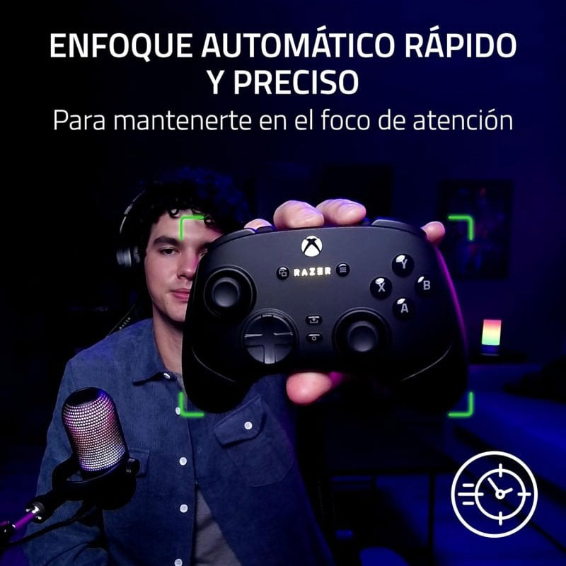 Webcam Razer Kiyo V2 X 1440p QHD 60 FPS Blanca